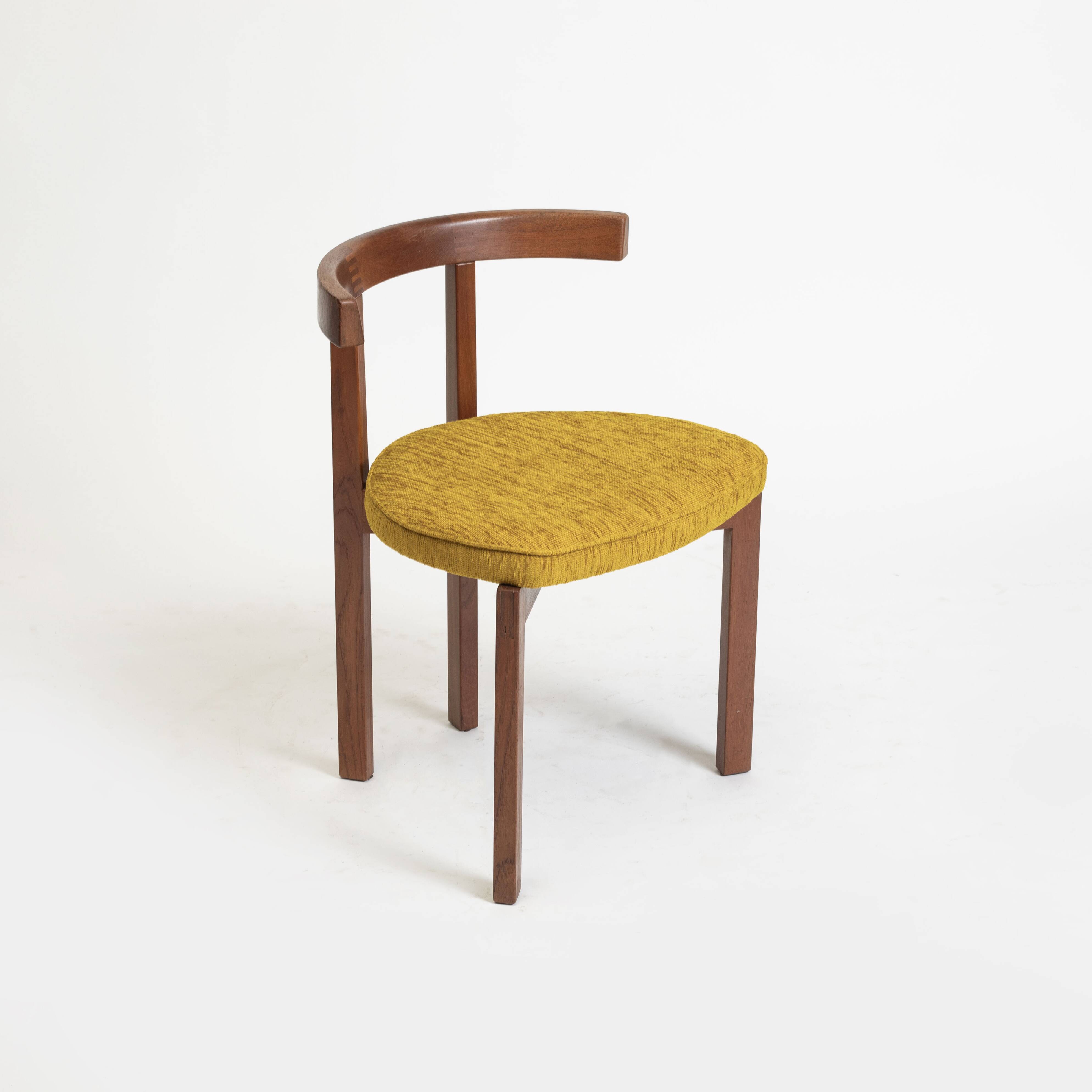 Set of 5 teak dining chairs by Inger Klingenberg for  France & Søn, Denmark