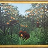 Painting "Monkeys in the jungle"