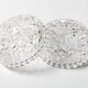 Mid-Century Crystal Bonbon Jar: Vintage Glass Jewelry Box, Italy 1970s