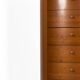 Commode italienne moderne en merisier, années 1970