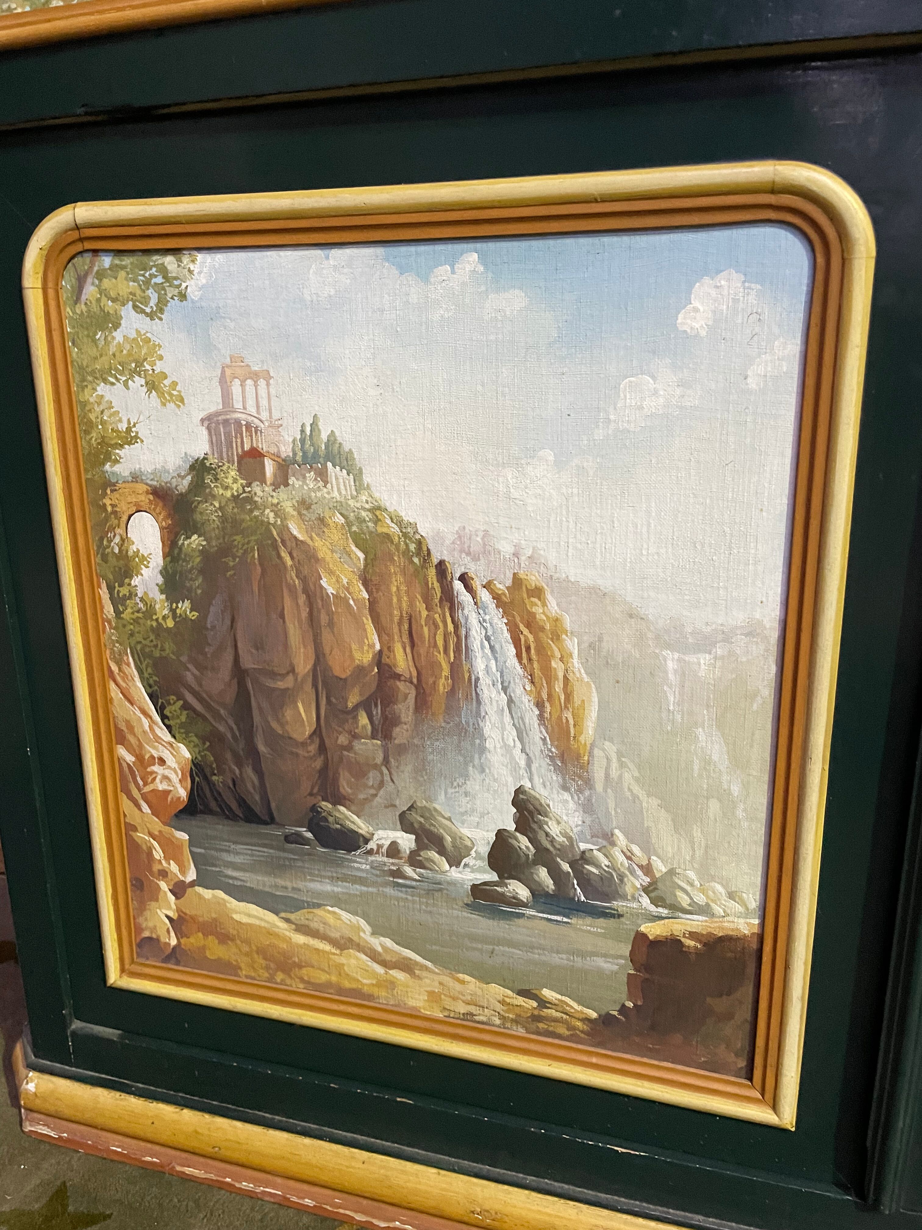 Buffet Saint-Hubert painted