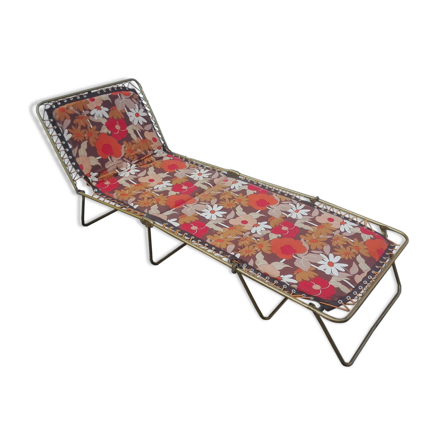 Chair long transat lafuma vintage 70s
