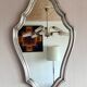 Silver baroque mirror 66x42cm