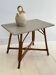Rattan and wood table