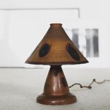 Carlos Zipperer wooden table lamp, 1920.bresil