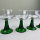 4 vintage glasses