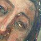 Portrait de femme ancien, huile sur toile