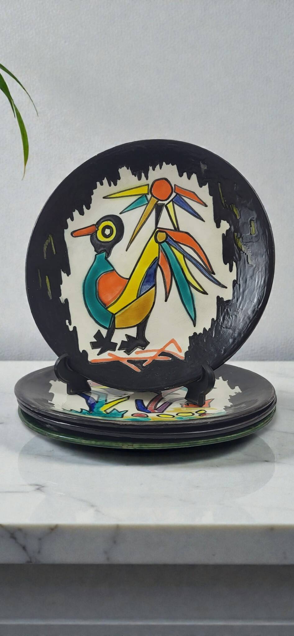 4 Bugette Plates, 1960s
