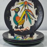 4 Bugette Plates, 1960s