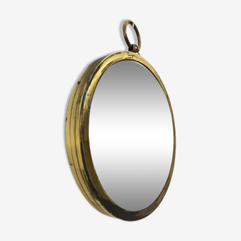 Brass witch mirror 1970 22cm