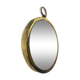 Brass witch mirror 1970 22cm