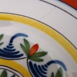Old polychrome plate Earthenware Lunéville Diameter: 230mm