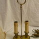 Lamp bouillotte in bronze / brass 2 fires collector