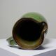 Small green pitcher enameled stoneware Sylvie Wlotkowski craftsmanship from Burgundy