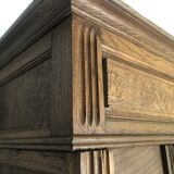 Antique wardrobe with mirror