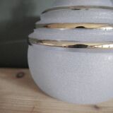 Blue granite glass wall lamp