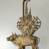 Bronze Shiva lamp.