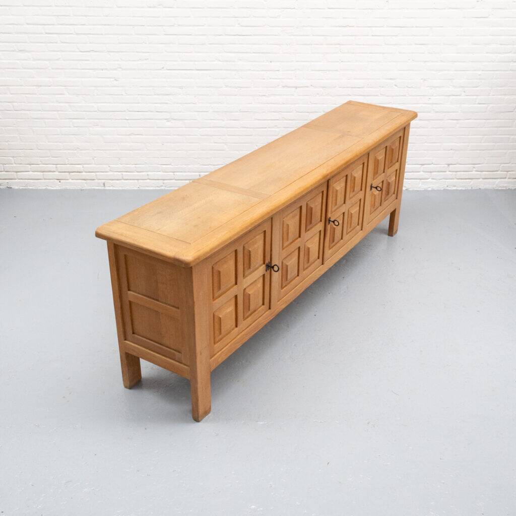 Brutalist French sideboard 1970s