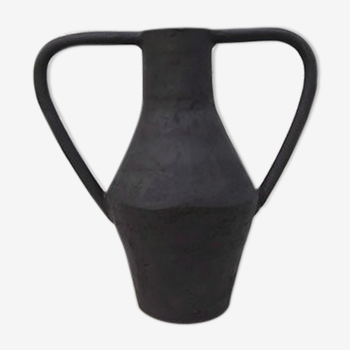 Vase amphore noir