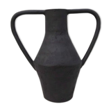 Vase amphore noir