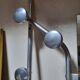 Aluminum floor coat rack