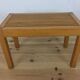 Tabouret moderniste à lattes de bois, années 50, banc