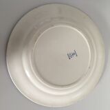 Set of 6 plates Terre de fer Rouen