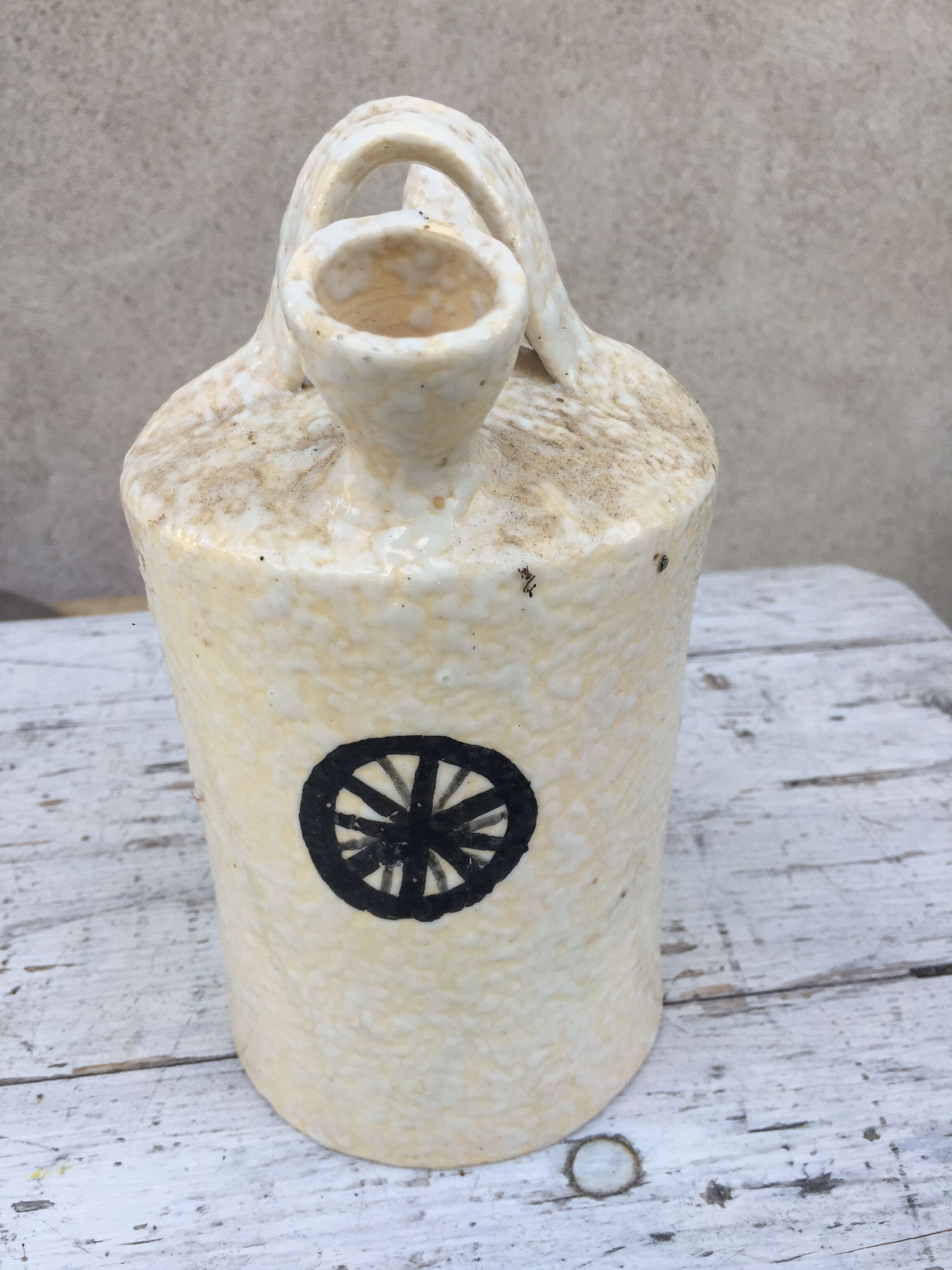 Gargoulette rooster pattern jug