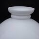 French Vintage White Opaque Glass Lantern Style Replacement Shade 0185