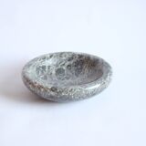 Black marble vide poche trinket bowl, Belgium 1960s.