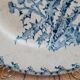 Antique plate with blue thistle decoration – Terre de fer spirit