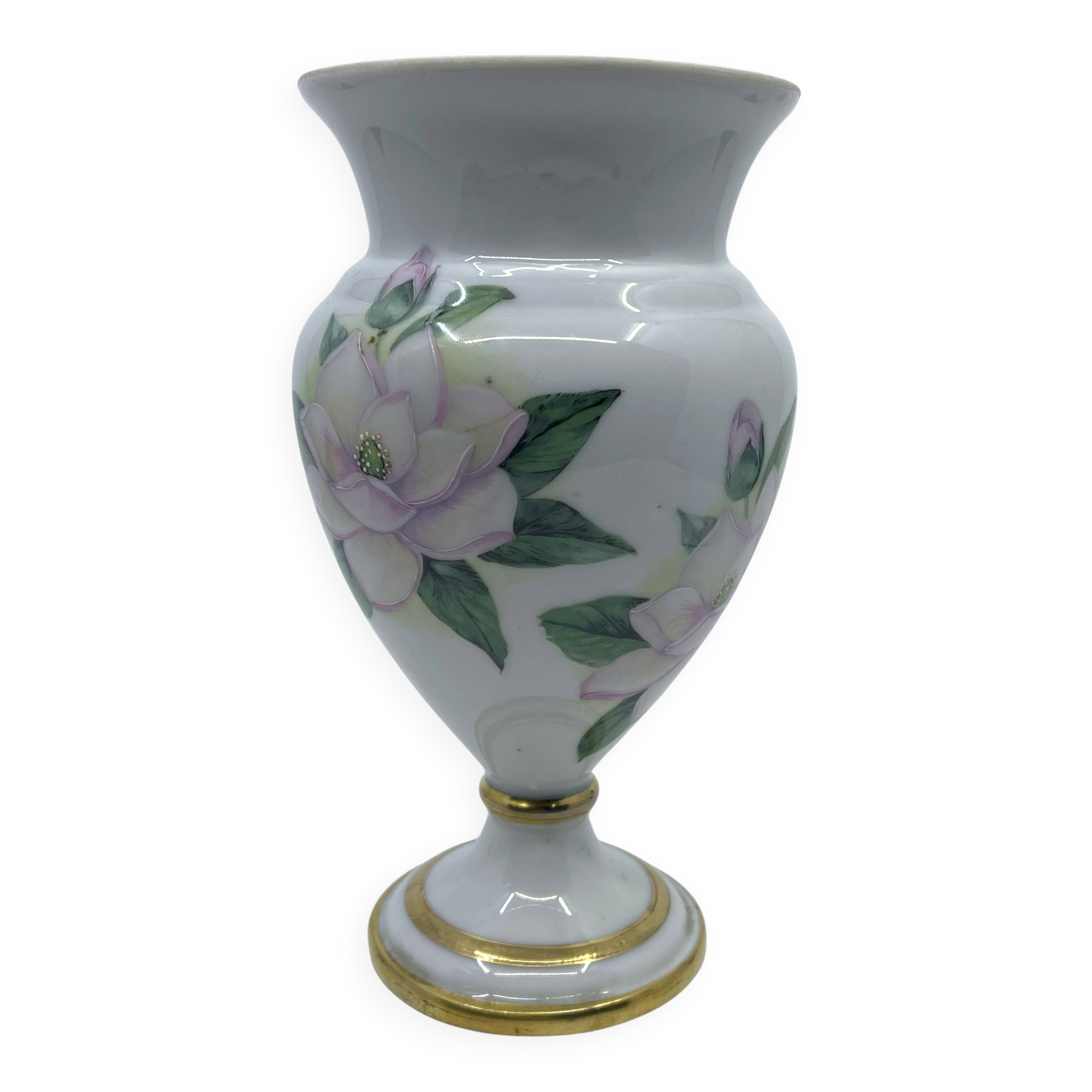 Limoges porcelain vase by Madeleine Sezille
