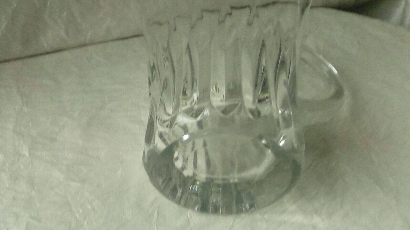 Jug pitcher carafe for water orangeade in crystal old size