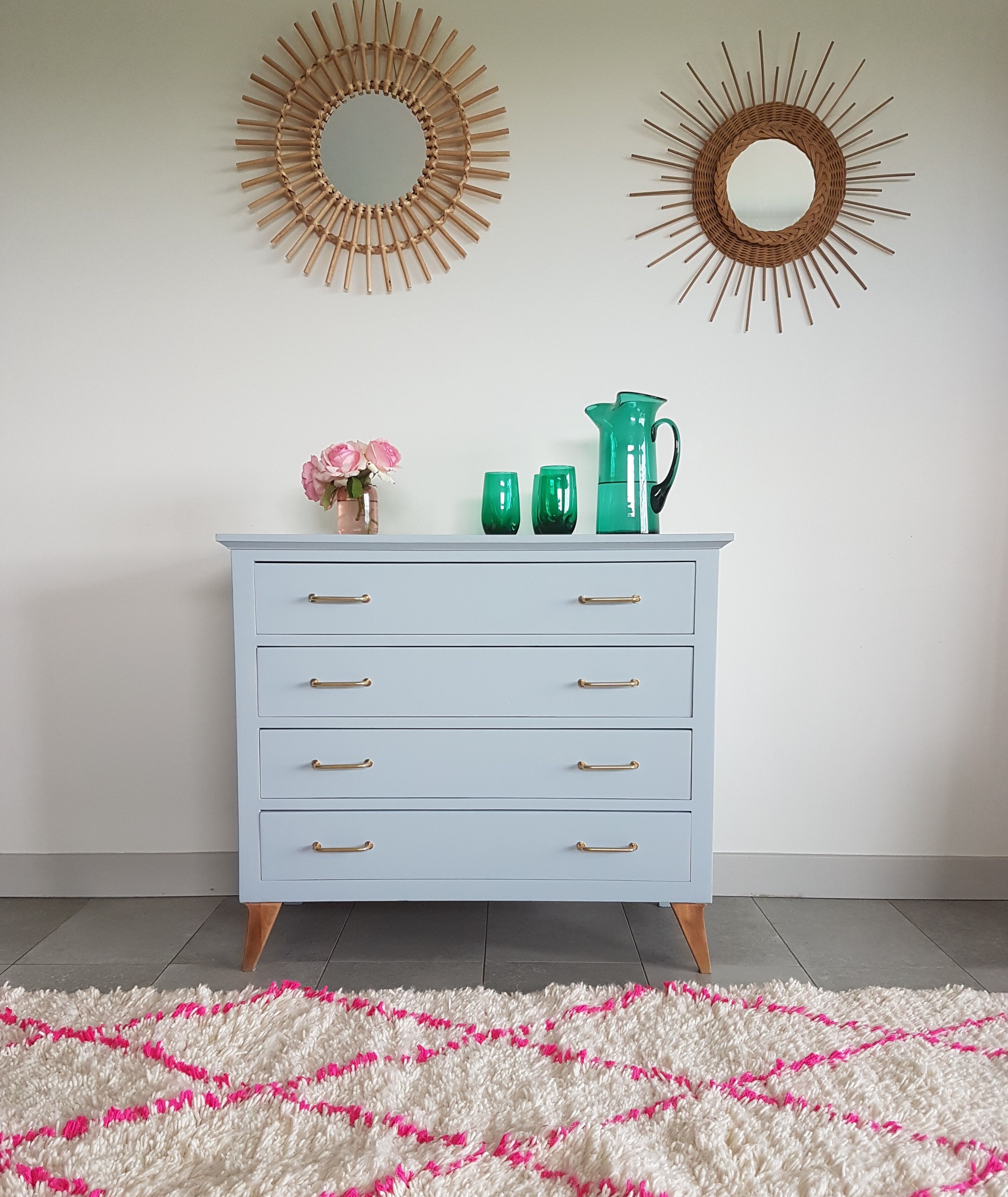 Restored retro chest of drawers