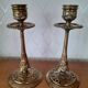 Pair of antique candle holders