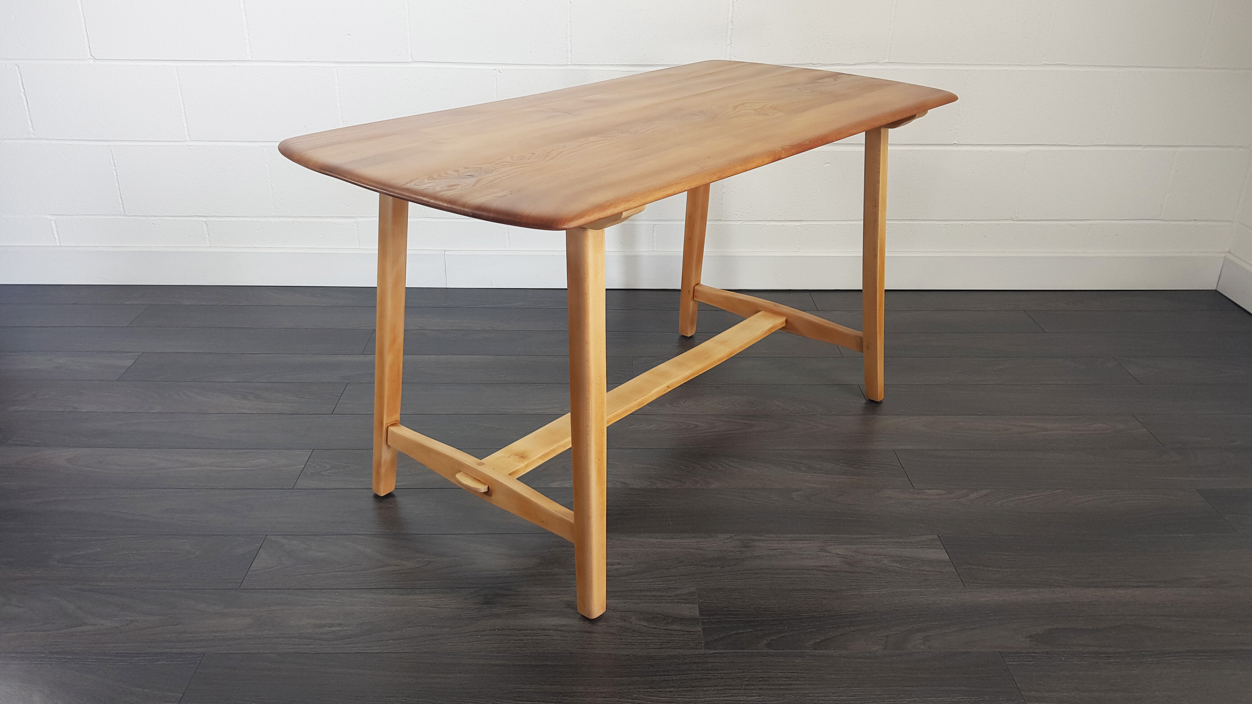 Ercol CC 41 plank dining table, 1950s