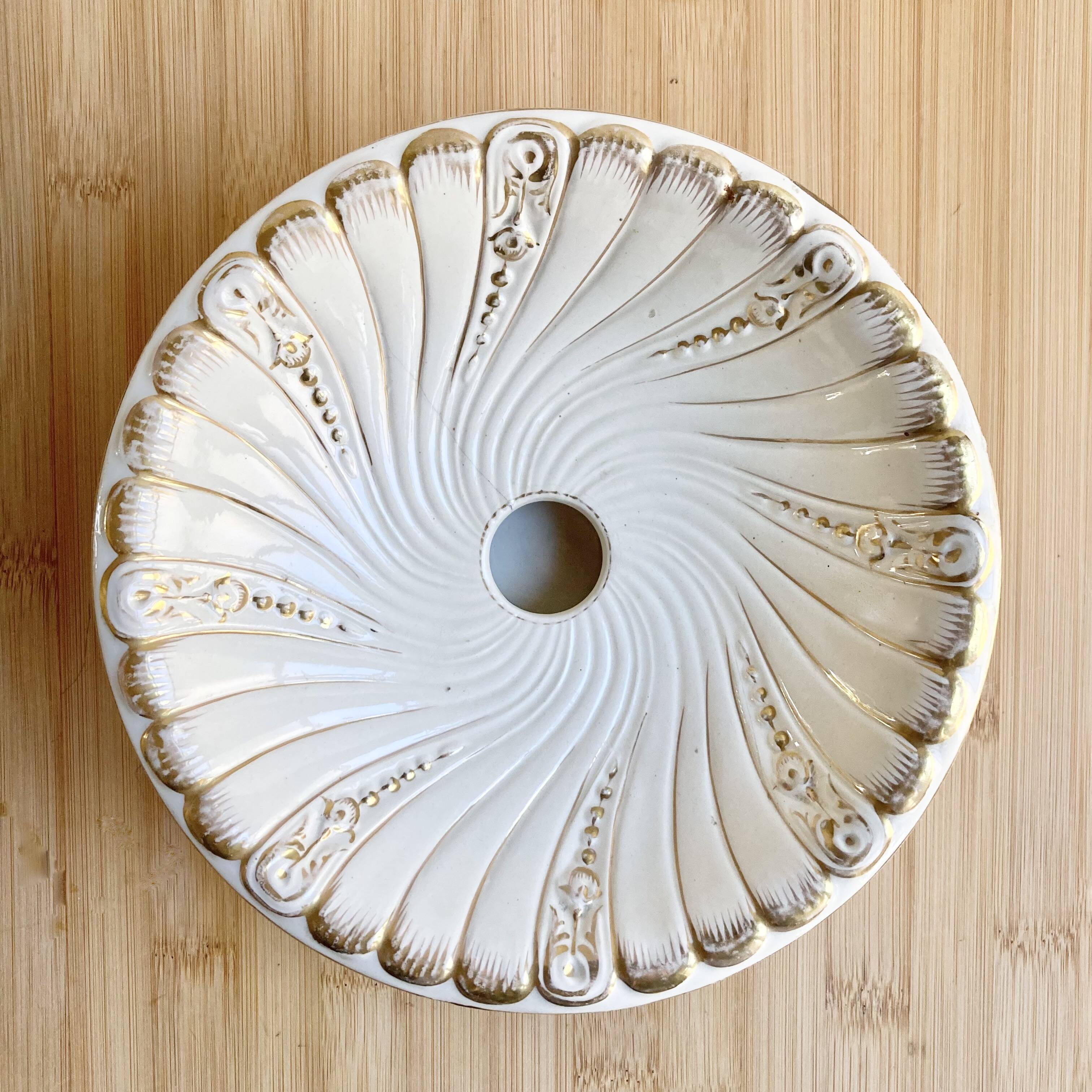 Sponge holder / Hamage - Saint Amand / iron earth / 19th century / antique