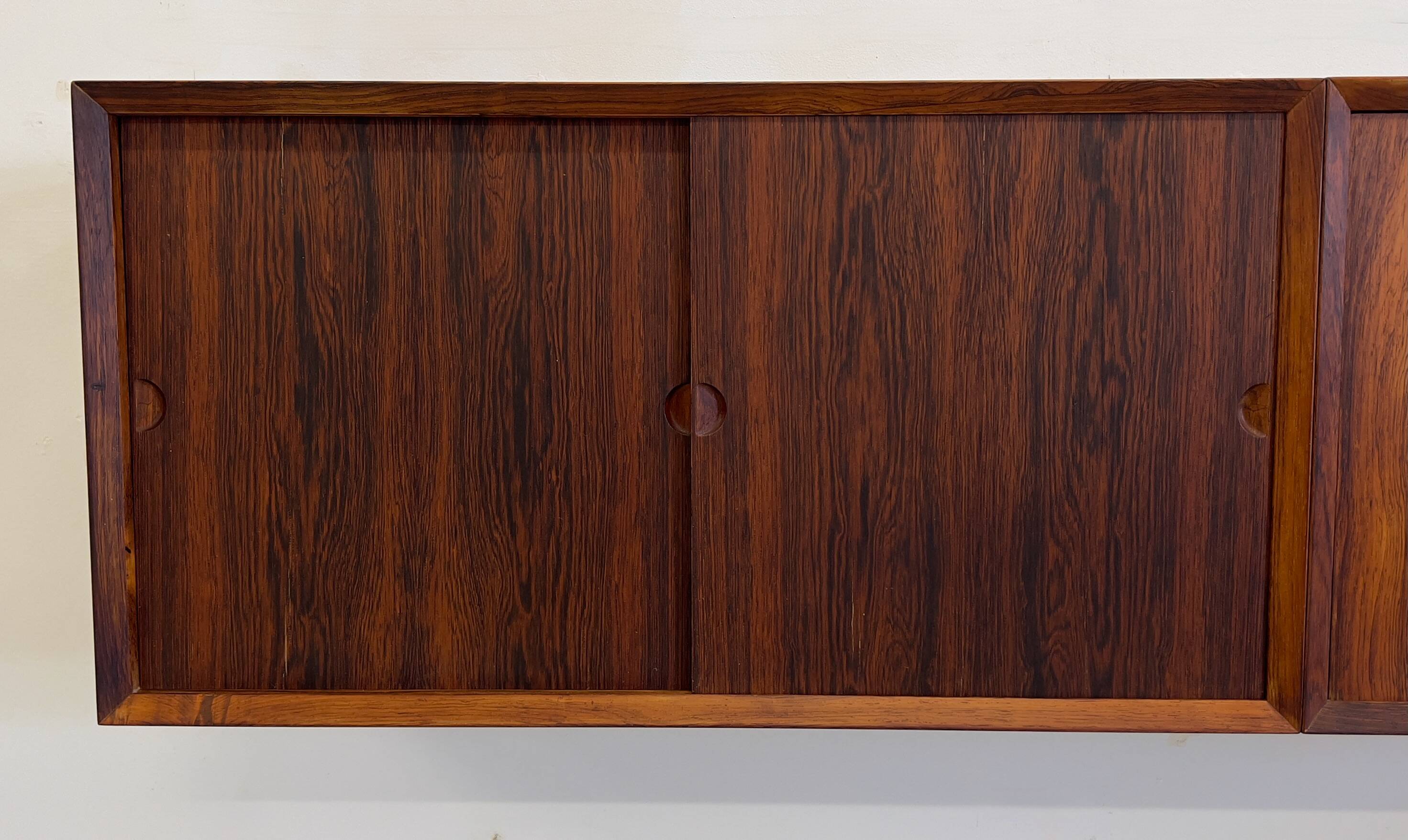 Poul Cadovius Royal System Rosewood Wall Mounted Sideboard 5