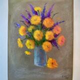 Nature morte aux soucis par Salomon de 1979