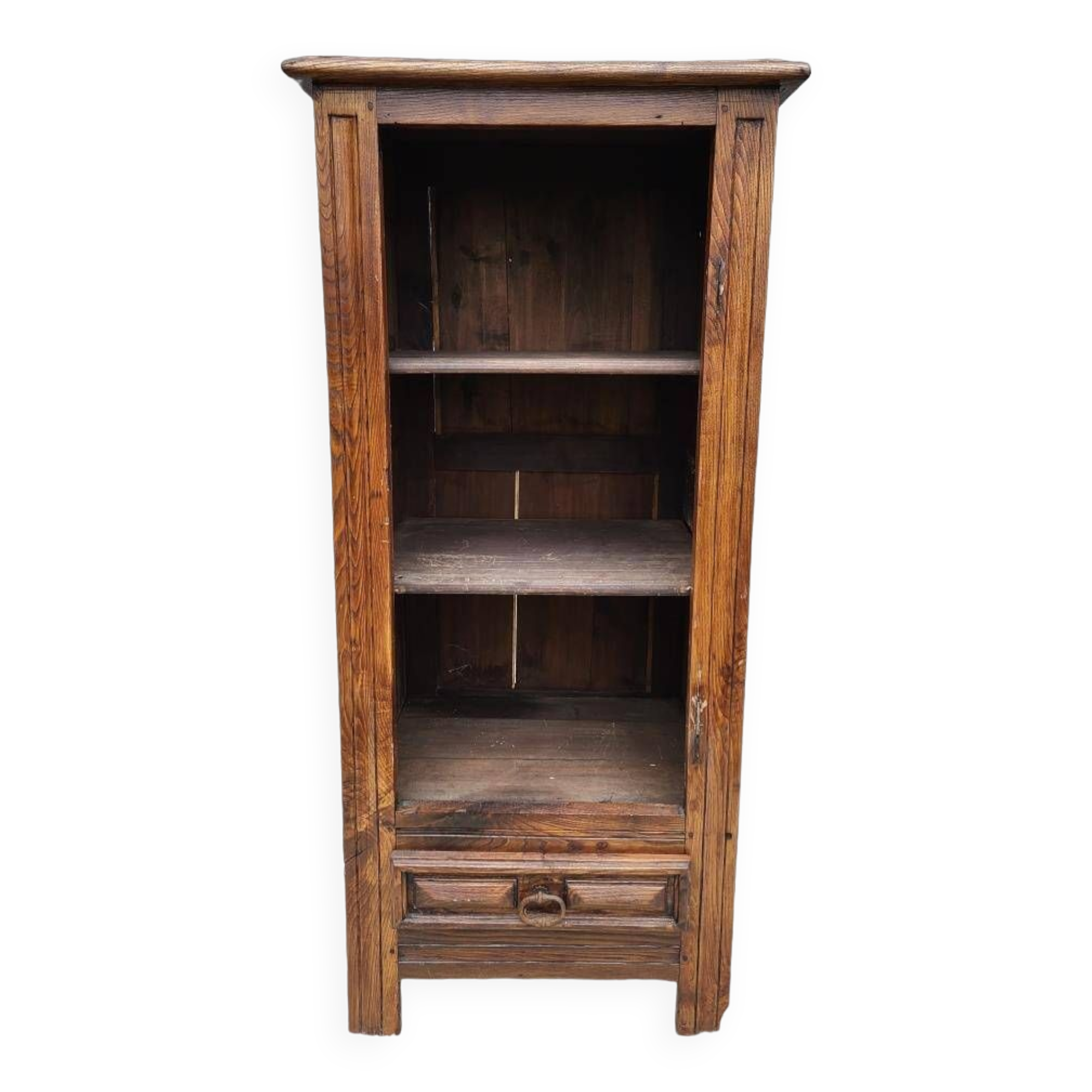 Small country unit with 3 shelves 19th century "in its own juice"