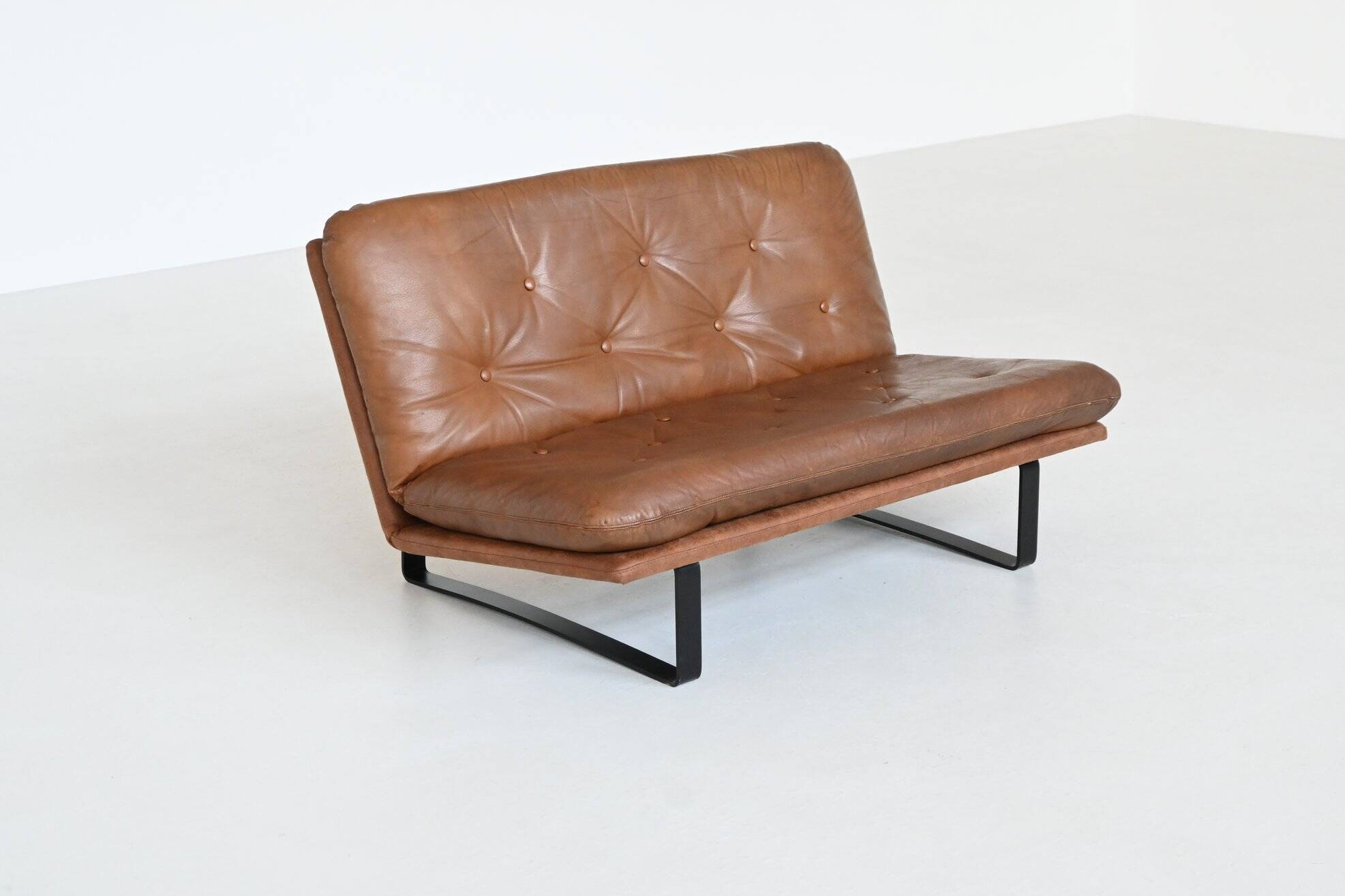Kho Liang Ie model C683 two-seater sofa Artifort The Netherlands 1968