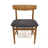 Set of 3 Scandinavian "Öresund" chairs, Børge Mogensen, Sweden, 1960