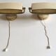 Pair of wall lamps of Jacques Biny brass, 60 years