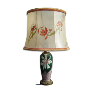 Lampe en céramique signée