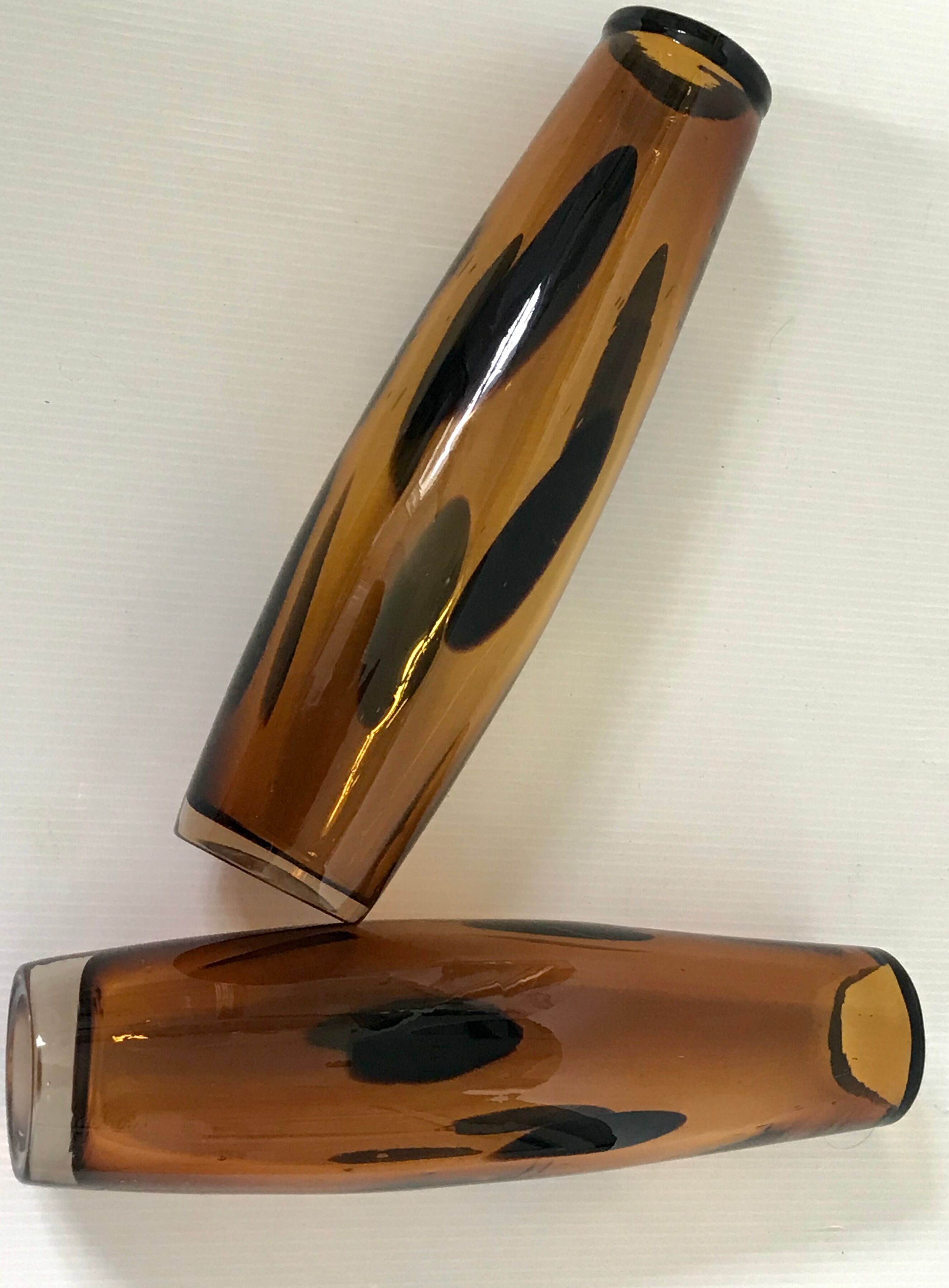 Pair of Murano glass vases
