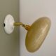Vintage lampshade in Clichy glass pale yellow