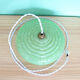 Green clichy glass suspension