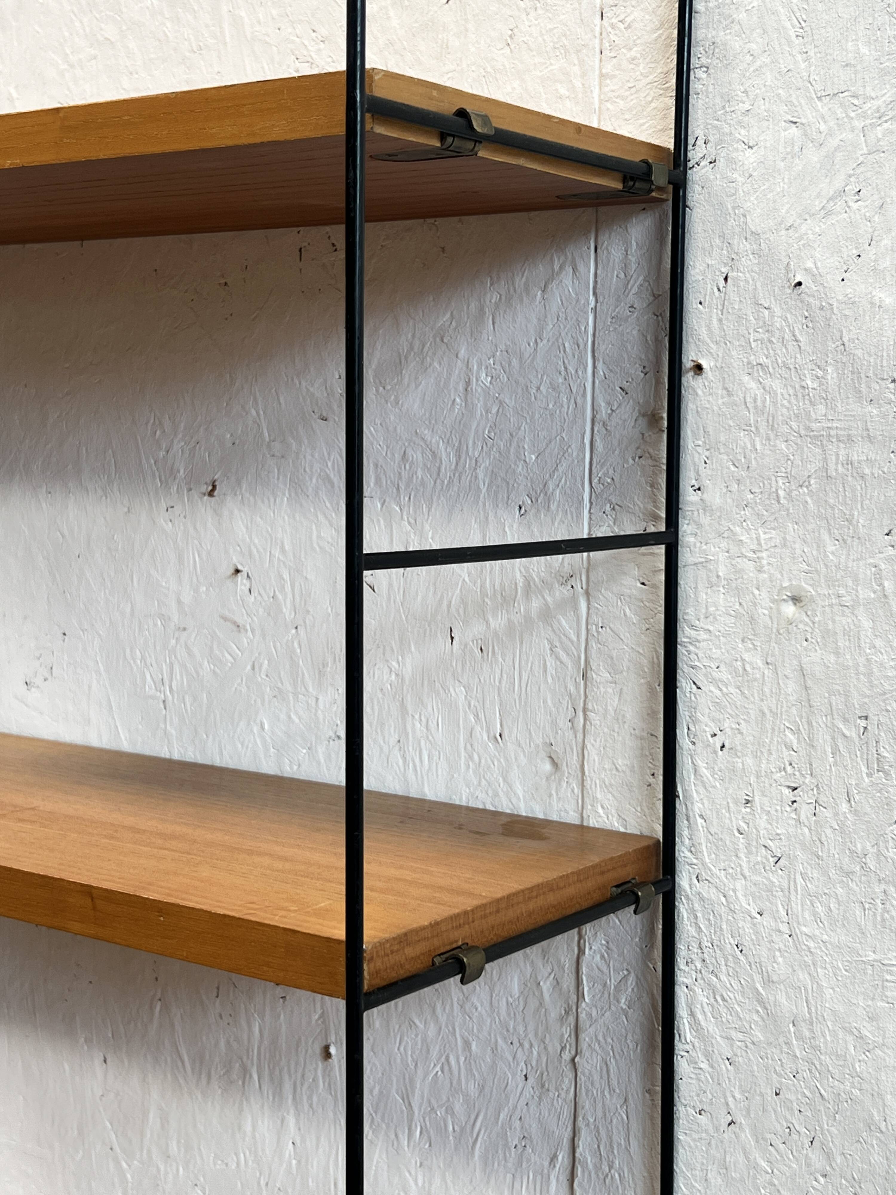 Vintage Wall Shelf / Wall Unit, String Sweden 1970's
