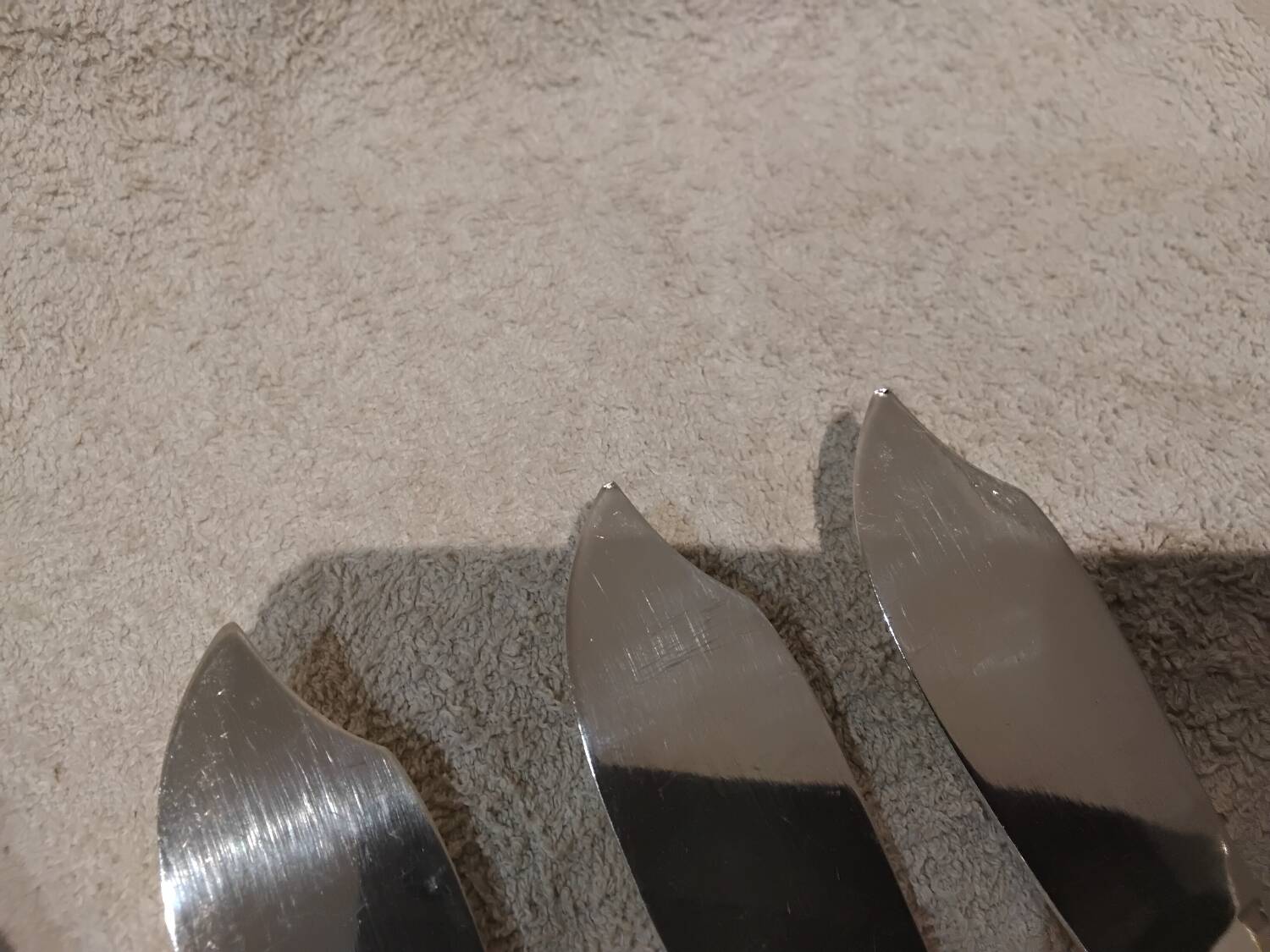 12 fish cutlery sets 24p silver plated metal goldsmith Francia uni-flat