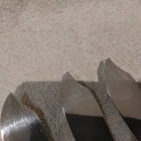 12 fish cutlery sets 24p silver plated metal goldsmith Francia uni-flat